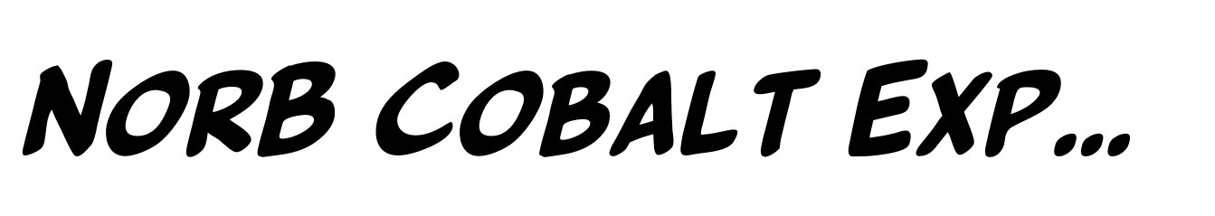 NorB Cobalt Expanded Italic
